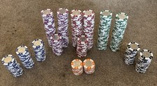 Poker chip set for sale  LINCOLN