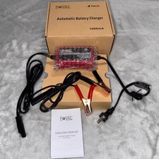 Carregador de bateria Foval automático gotejamento 12V 1000mA carregador de bateria inteligente, usado comprar usado  Enviando para Brazil