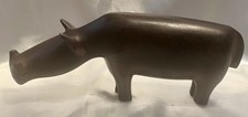 Estátua de hipopótamo primitiva de madeira de ferro 9 1/2” de comprimento comprar usado  Enviando para Brazil