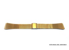 REPLACEMENT VINTAGE ORIGINAL 18MM  WATCH BAND CASIO B.905.L GOLD TONE comprar usado  Enviando para Brazil
