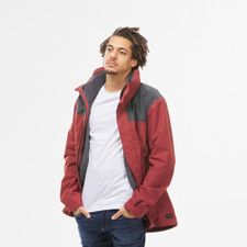 Usado, Jaqueta de caminhada Decathlon Forclaz vermelha viagem 100% impermeável masculina GG caminhada ao ar livre comprar usado  Enviando para Brazil