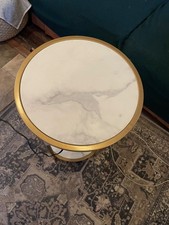 Gold marble side for sale  Mentone