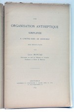 MONTAZ UNE ORGANISATION ANTISEPTIQUE SIMPLIFIÉE ILLUSTRATIONS GRENOBLE 1893 na sprzedaż  Wysyłka do Poland