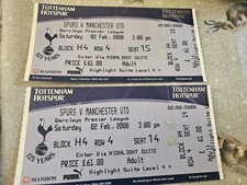 Tickets tottenham hotspur for sale  IPSWICH
