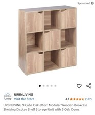 Cube shelving display for sale  BARKING