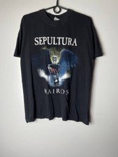Camisetas vintage anos 90 Sepultura Kairos tamanho P, usado comprar usado  Enviando para Brazil