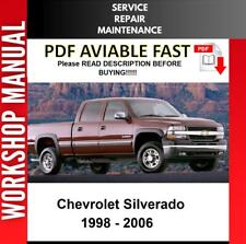 MANUAL DE OFICINA DE REPARO DE SERVIÇO CHEVROLET SILVERADO 2002 2003 2004 2005 2006, usado comprar usado  Enviando para Brazil