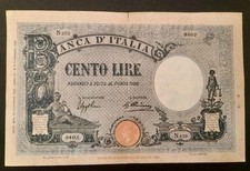 100 lire azzurrino usato  Pontassieve
