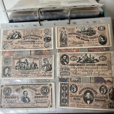 Set confederate dollars for sale  IPSWICH