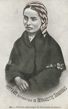 Cartolina ritratto bernadette usato  Ticengo
