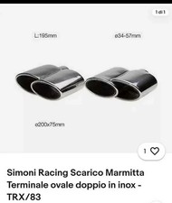 Terminali scarico simoni usato  Settingiano