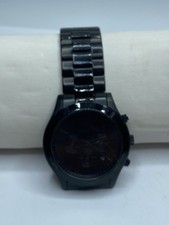Relógio masculino Michael Kors 44mm WR 50m cronógrafo data preta aço inoxidável comprar usado  Enviando para Brazil