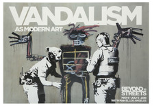 Banksy basquiat vandalism for sale  SOUTH OCKENDON