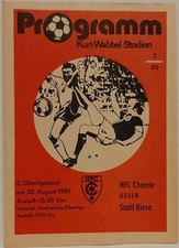 Programmheft hfc chemie gebraucht kaufen  Rostock