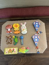 LOTE DE COLECCIÓN DE 9 BROCHES INFANTILES AVON ANIMAL PIN PAL FRAGANCIA GLACE PRENDEDORES AÑOS 70 segunda mano  Embacar hacia Mexico