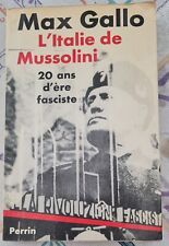 Livre italie mussolini d'occasion  Marseille XV