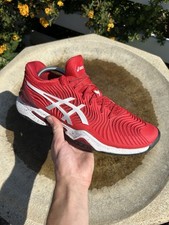 Tênis tamanho 10 - ASICS Court FF 3 Novak Djokovic 2023 vermelho preto 1041A275 comprar usado  Enviando para Brazil