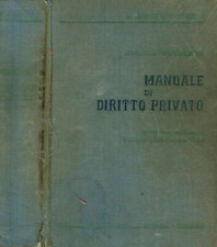 Manuale diritto privato. usato  Italia