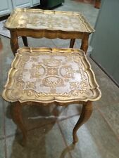 nesting tables white for sale  Madison