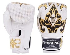 Luvas de boxe TOPKING couro muay thai MMA KANOK feito para treinamento TH tamanho 8-16oz comprar usado  Enviando para Brazil
