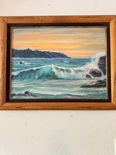 Original seascape oil for sale  Newport Beach