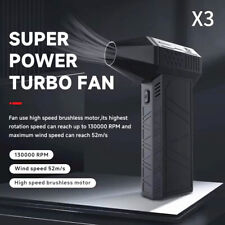 Usado, Ventilador turbo violento TURBO X3 130000RPM upgrade ventilador soprador de ar 50m/s ventilador turbo jato comprar usado  Enviando para Brazil