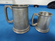 Set pewter tankards for sale  BEDFORD