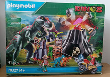 Playmobil volcano tyrannosauru for sale  HARROW