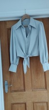 Grey satin zara for sale  ONGAR
