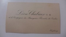 Carte visite ancienne d'occasion  Biganos