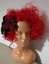 Parrucca clown rossa usato  Reggio Calabria