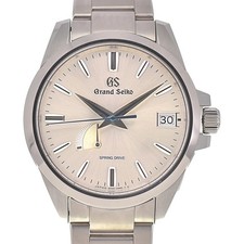 Usado, Grand Seiko SBGA279/9R65-0BG0 reserva de energia titânio mola drive masculino A#138772 comprar usado  Enviando para Brazil