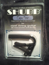 Shubb C1k Capo Guitarra Cordas de Aço Acabamento Preto Cromado Novo Na Caixa Frete Grátis comprar usado  Enviando para Brazil