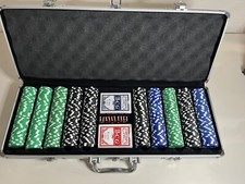 Poker chip set for sale  Cypress