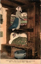 Old postcard double d'occasion  Expédié en Belgium