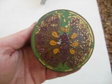 Escaravelho vintage tinta bronze esmalte escaravelho? Jarro de pó recipiente para insetos , usado comprar usado  Enviando para Brazil