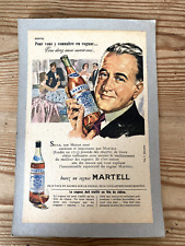 Cognac martell publicité d'occasion  Bordeaux-