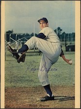 Jarro Ralph Branca 1944-56 Dodgers Tigers Yankees ASSINADO foto vintage d. 2016 comprar usado  Enviando para Brazil