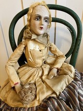 Antiga Boneca Anita Boudoir 1920 Shabby Sweet Flapper Saia Argola Vestido Original comprar usado  Enviando para Brazil
