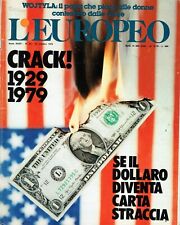 EUROPEO 1979=GIULIO CARLO ARGAN=FRANCO NEBBIA=ANGELA MOLINA=TONI NEGRI=BILIARDO= comprar usado  Enviando para Brazil