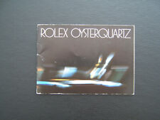 Rolex ysterquartz booklet gebraucht kaufen  Deutschland
