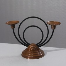 Bougeoir moderniste cuivre d'occasion Bougeoir moderniste cuivre d'occasion  Strasbourg-