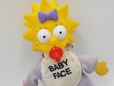 Boneca de pelúcia macia rara vintage anos 90 The Simpsons Maggie Simpson roxa brinquedo comprar usado  Enviando para Brazil