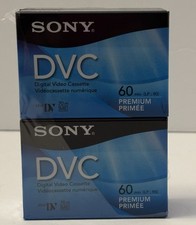 Sony Mini DV DVC Fita DVC Premium DVC Vídeo Cassete 60 min Novo Selado Pacote com 4 Novo, usado comprar usado  Enviando para Brazil