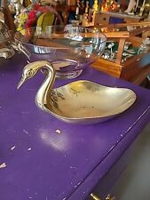 Brass swan dish for sale  KNIGHTON