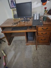 computer wood 56 desk for sale computer wood 56 desk for sale Broomfield