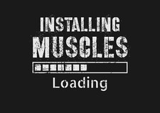 Installing muscles poster for sale  SELBY