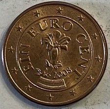 Centesimo euro austria usato  Avezzano