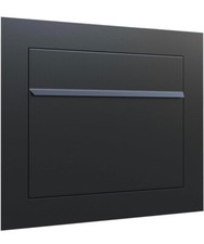 Caixa de correio Bravios SORA moderna embutida aço preta 18,5" x 15,75" comprar usado  Enviando para Brazil