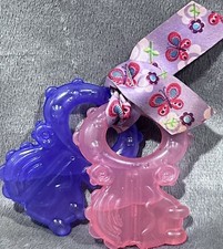 Mordedor calmante Nuby 2 chaves dentição roxo rosa comprar usado  Enviando para Brazil
